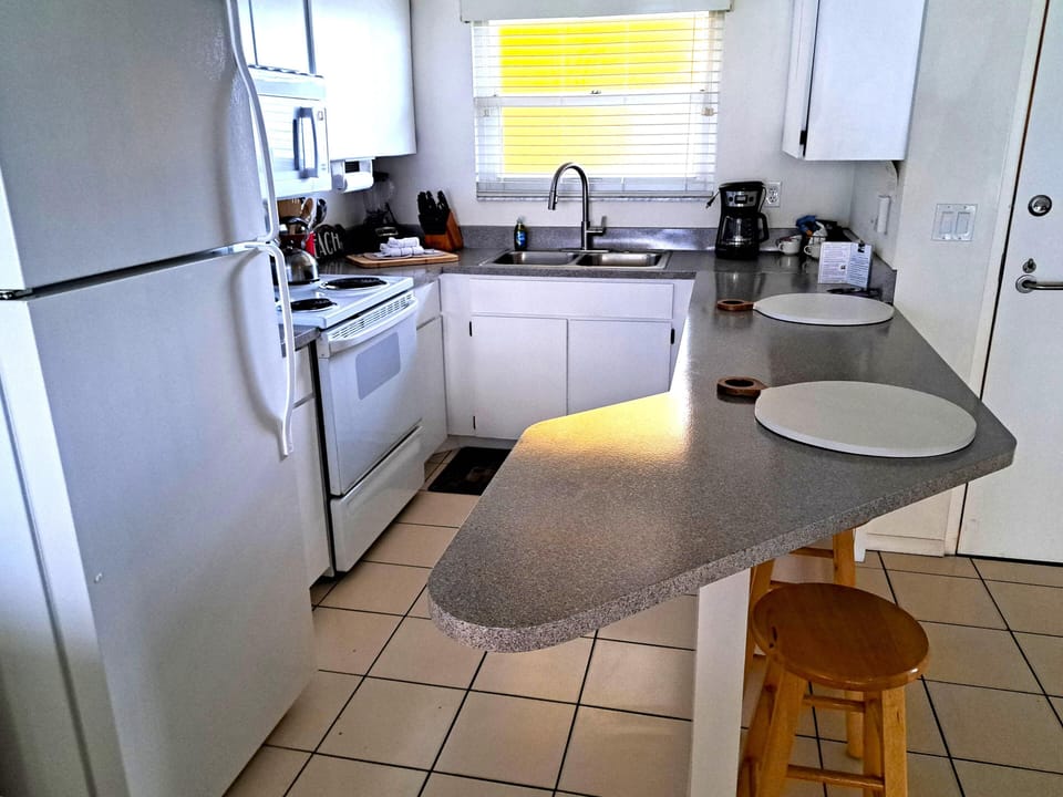 Front view of kitchen