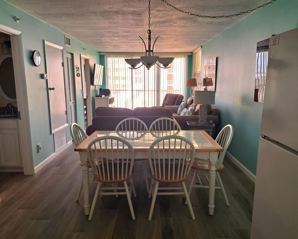 New tile flooring throughout unit