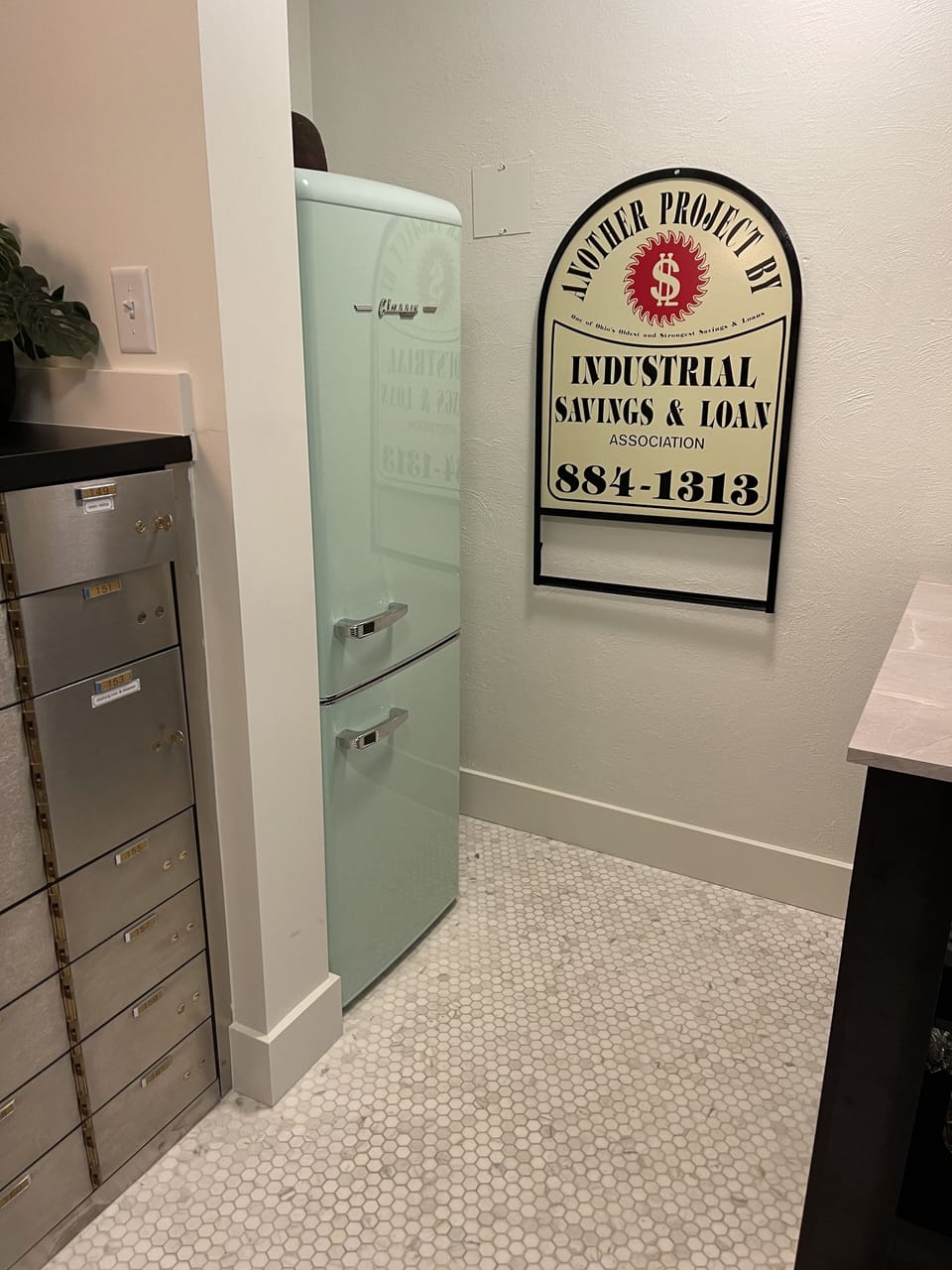 Retro fridge and freezer