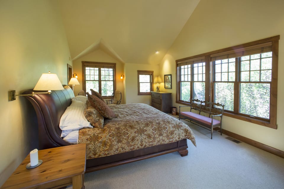 Master Bedroom overlooking lake