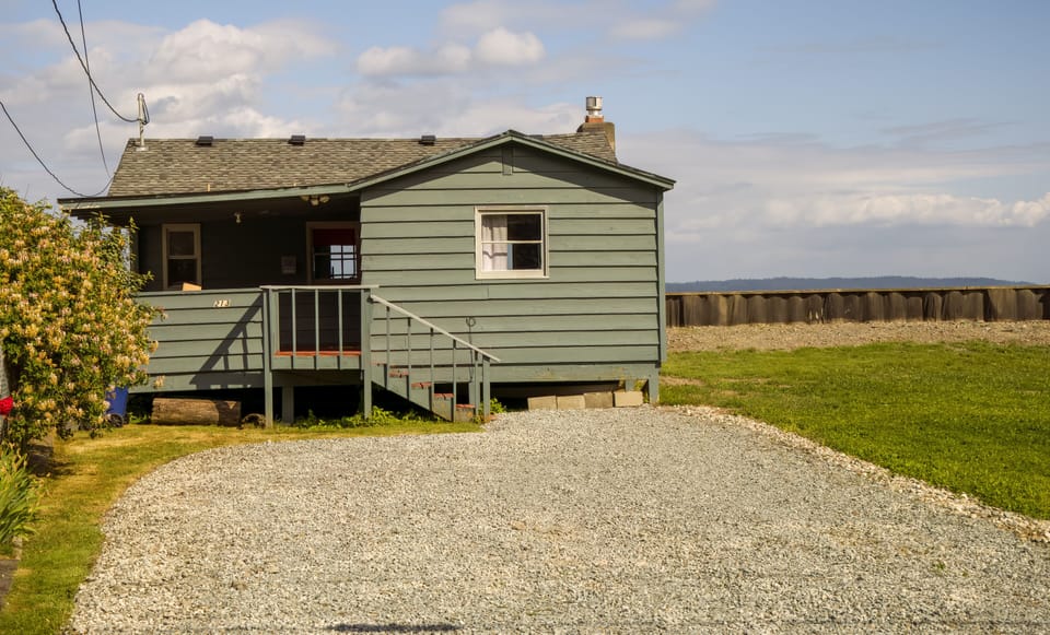 Driveway to cabin