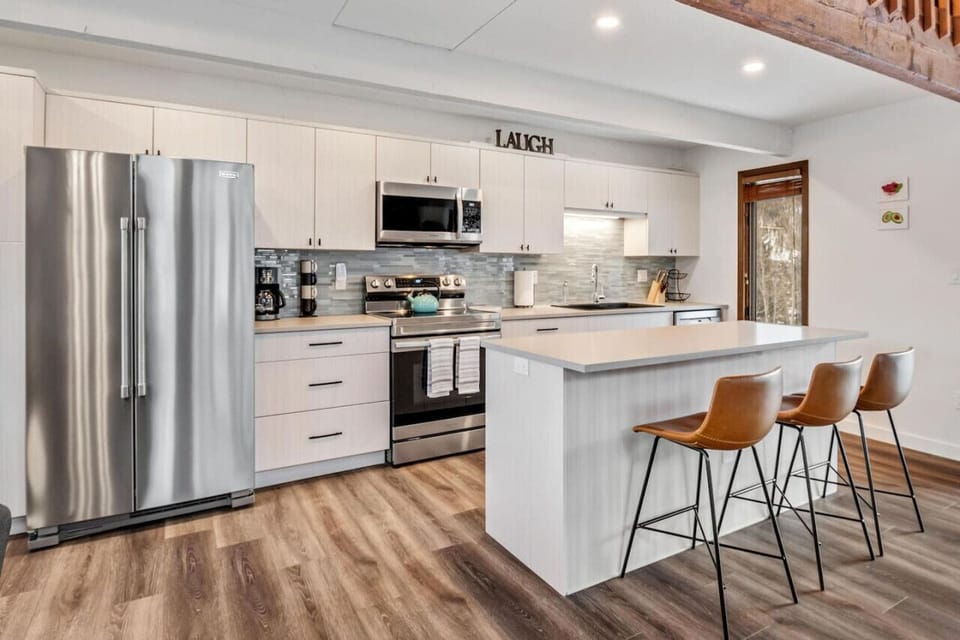 Open modern kitchen with a clean feel