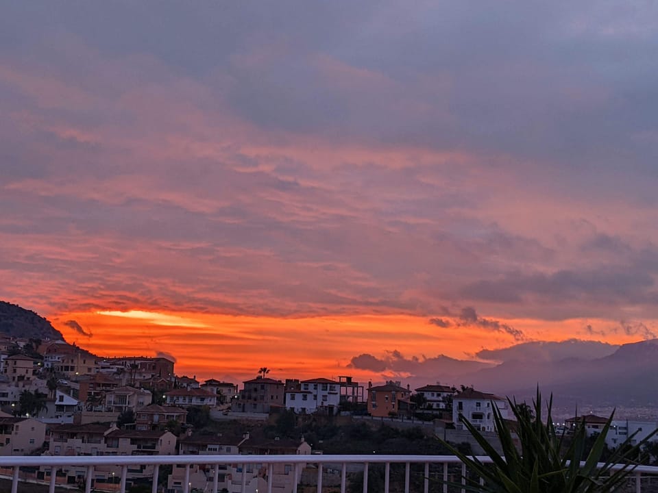 Sunrise View from the Roof Terrace 