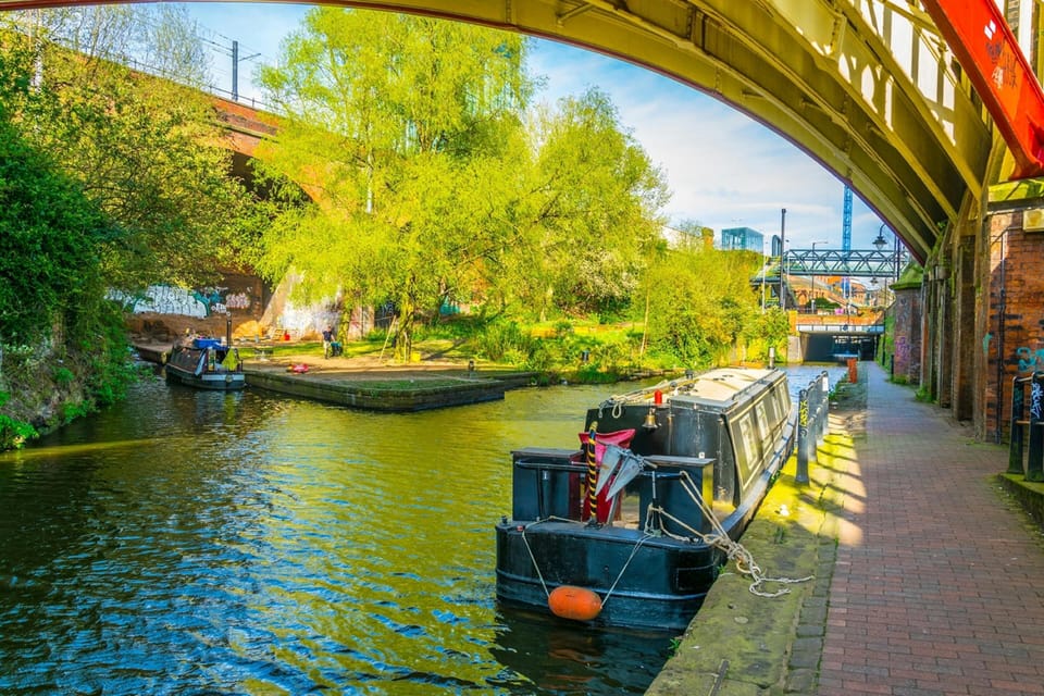 The Castlefield canals are perfect for a stroll or run