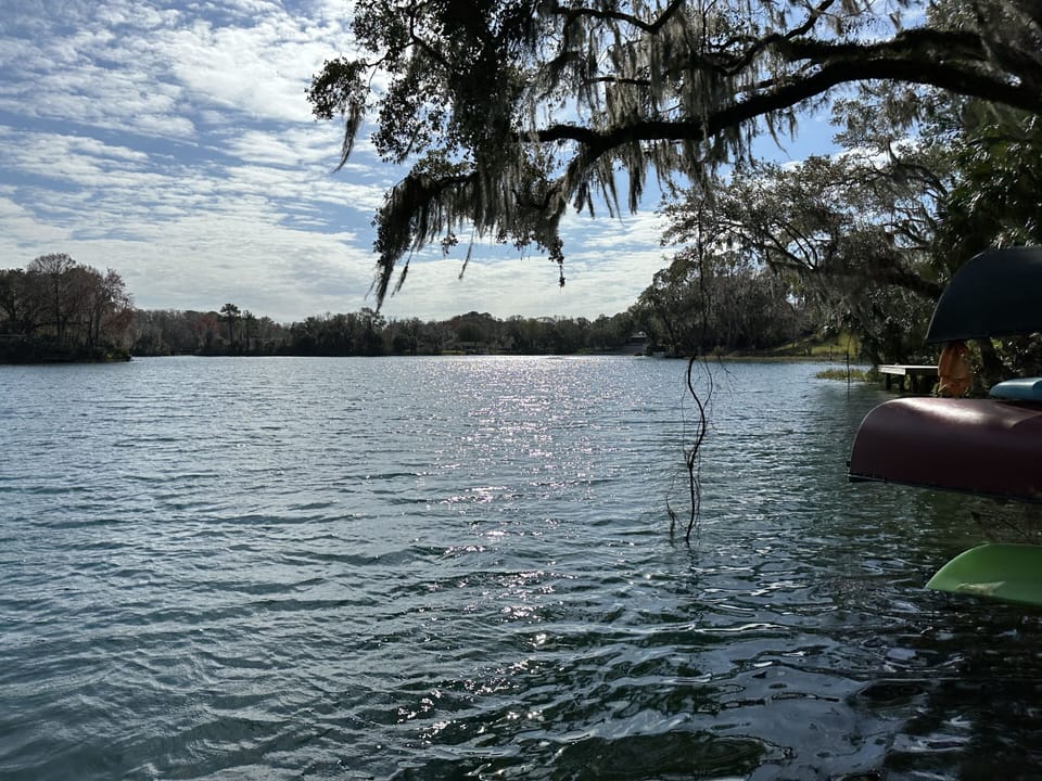View off our dock looking right