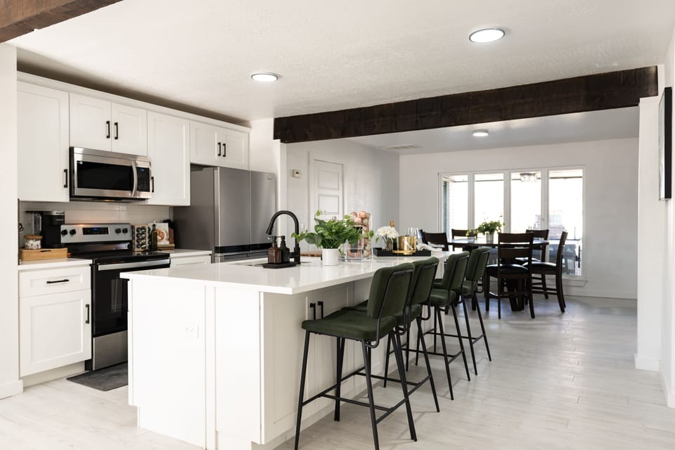 Our large and fully updated kitchen!