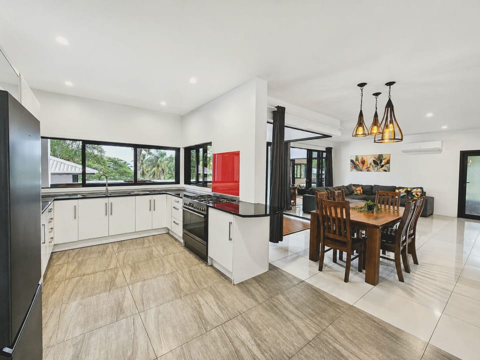 Kitchen and dining area