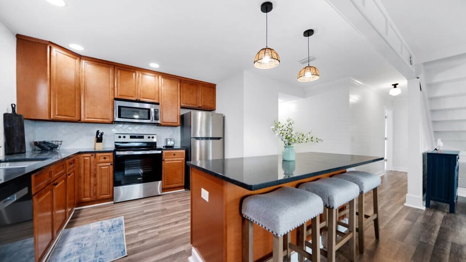 Fully stocked kitchen: everything you need for culinary adventures