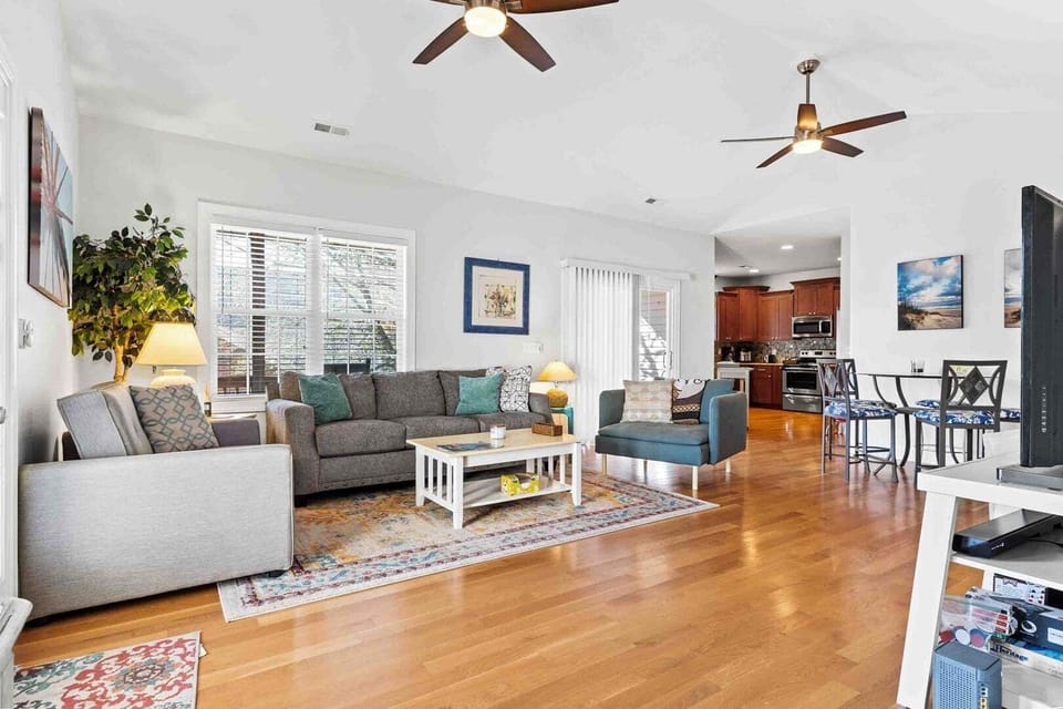 Living, Dining and Kitchen