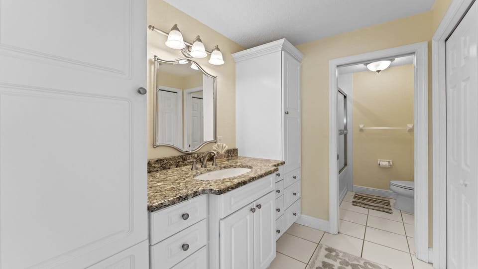 Upstairs master bathroom