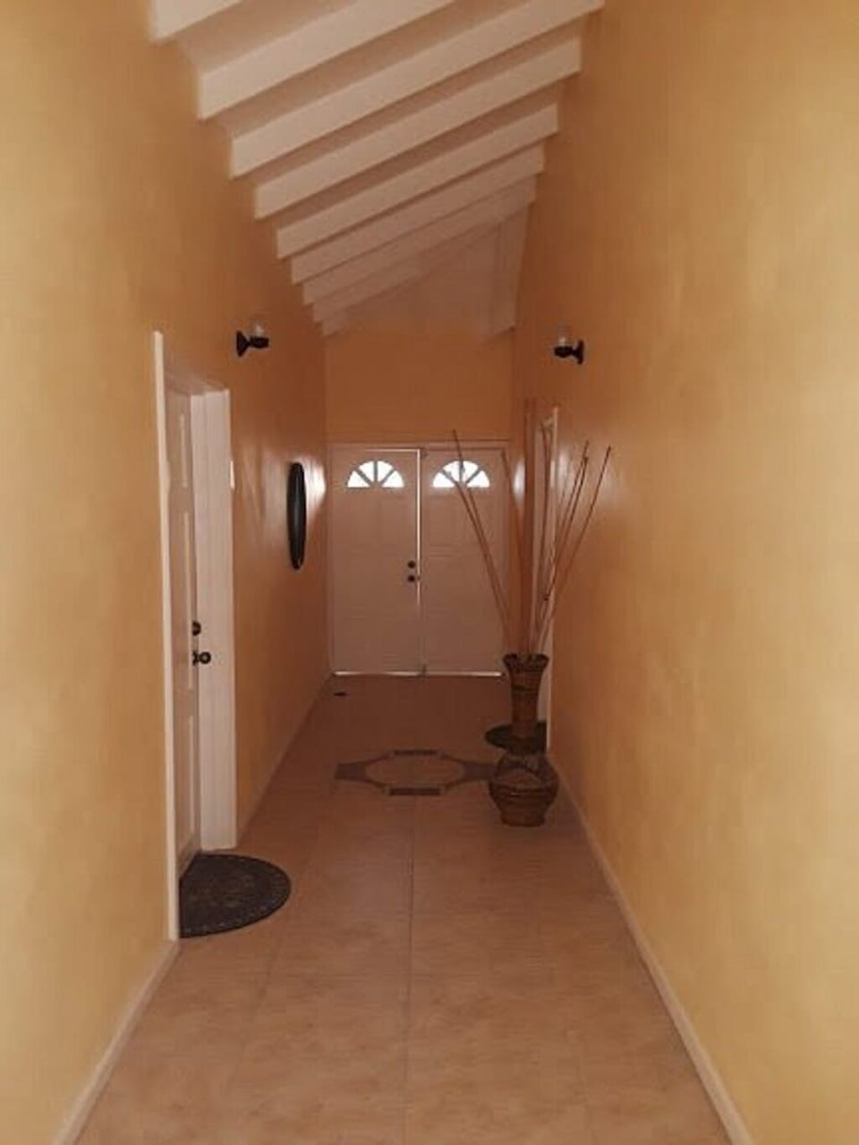 A warm, welcoming entrance that sets the tone for a relaxed and comfortable stay