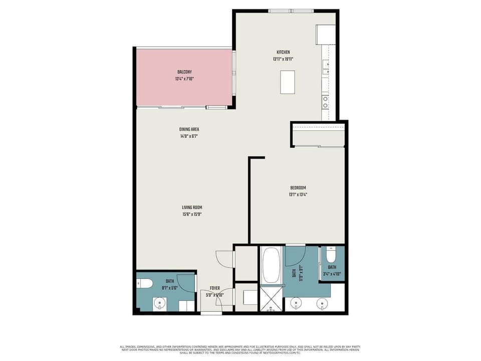 The open floor plan allows seamless access to the entire suite. Copy and paste this link to view the 3D tour – t.ly/0z3t