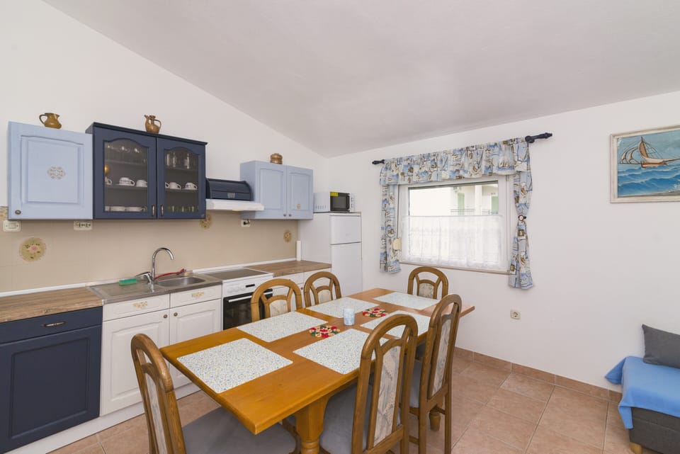kitchen and dining room