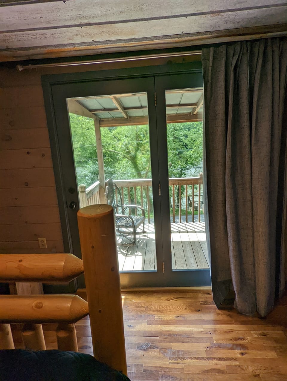 Master Bedroom Front Porch Door