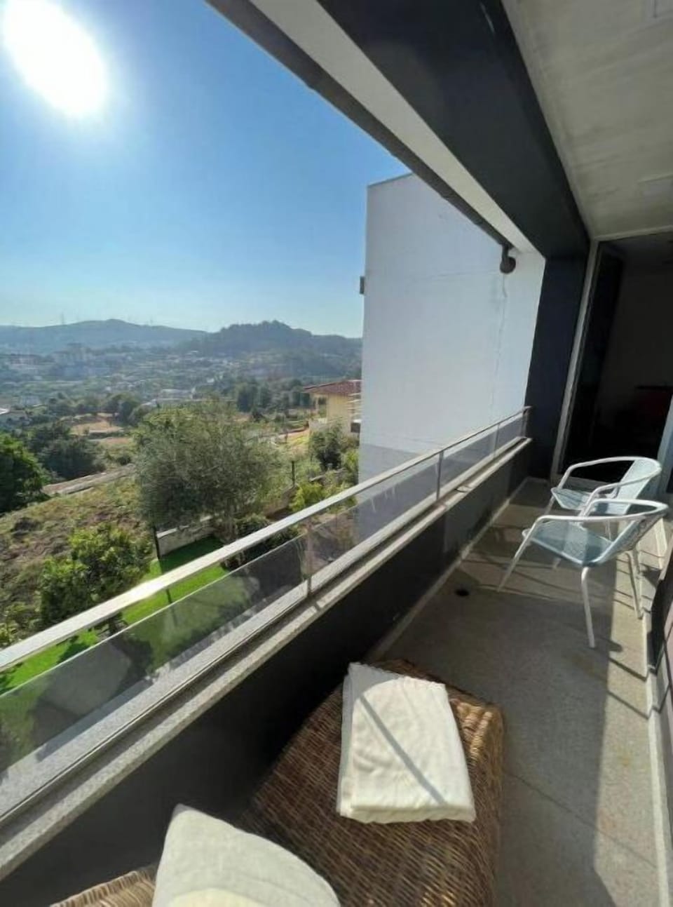 Varanda com vista panoramica