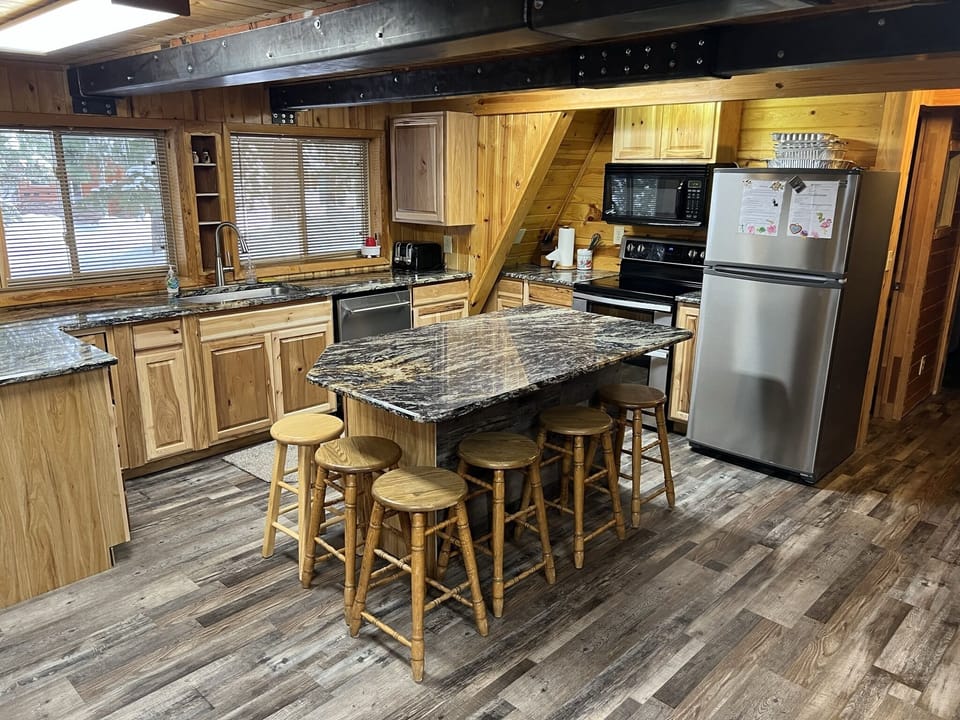 Fully stocked kitchen