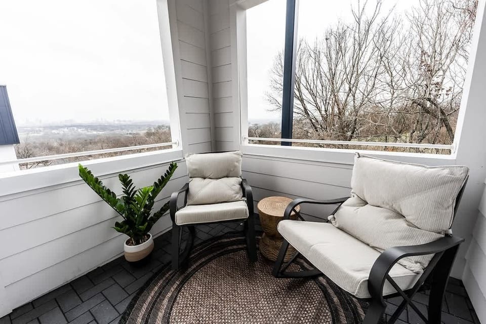 Private balcony of primary suite