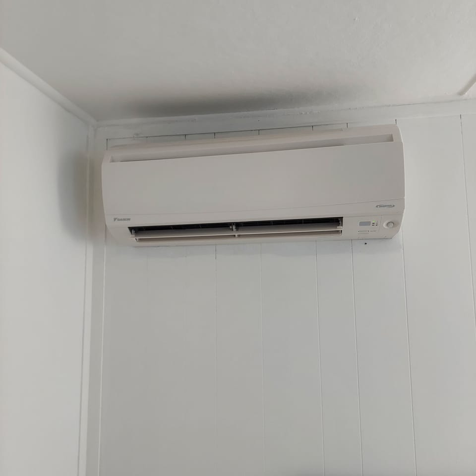 Mini split #2 (in bedroom #2) to heat, cool, and dehumidify