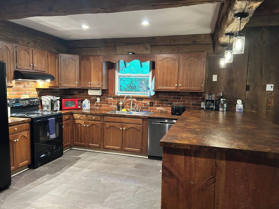 Large Open Well Stocked Kitchen