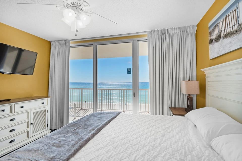 What a view from the master bedroom