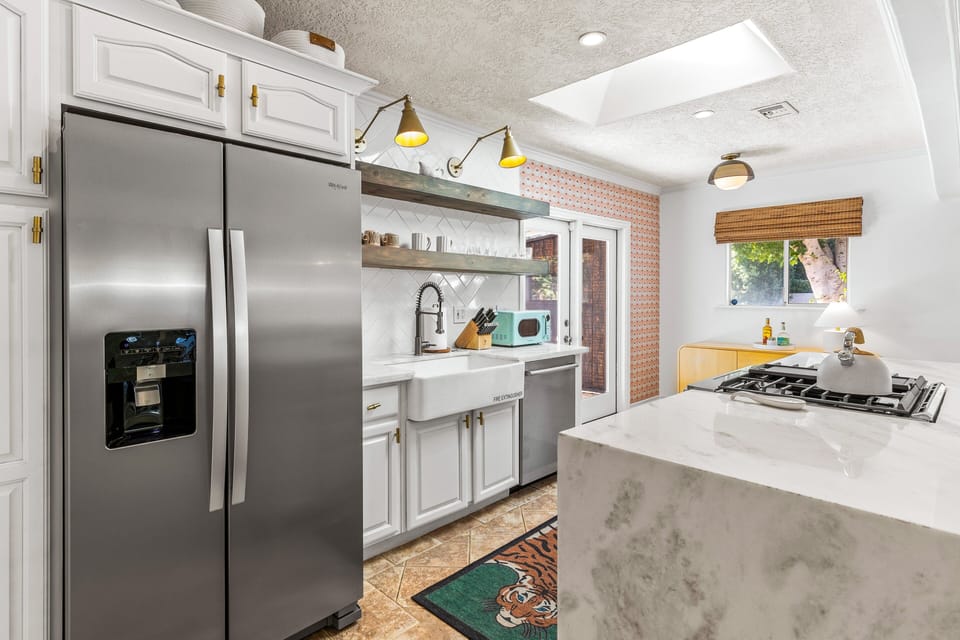 Well-stocked kitchen