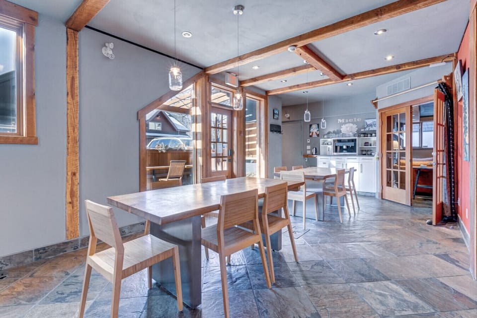 Bright dining room