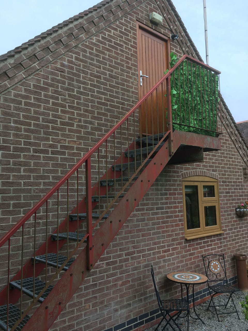 Stair accessing the Luminaire