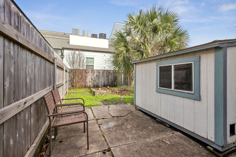 Rear Yard is fully fenced.