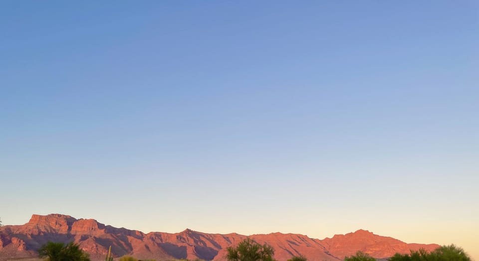 Backyard View | Superstition Mountains