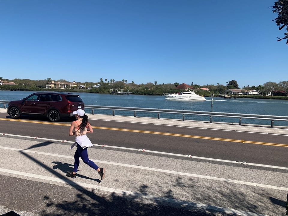 Enjoy a run or rent a bike