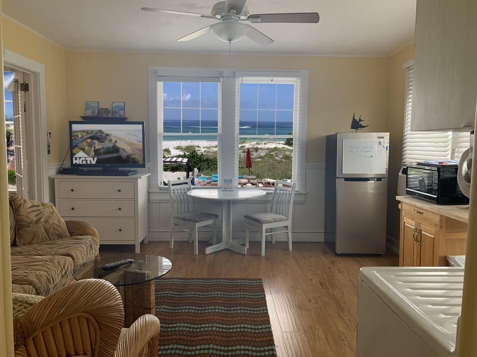 Postcard views overlooking the beach