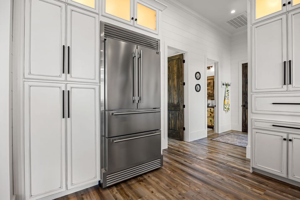 Pantry and refrigerator area