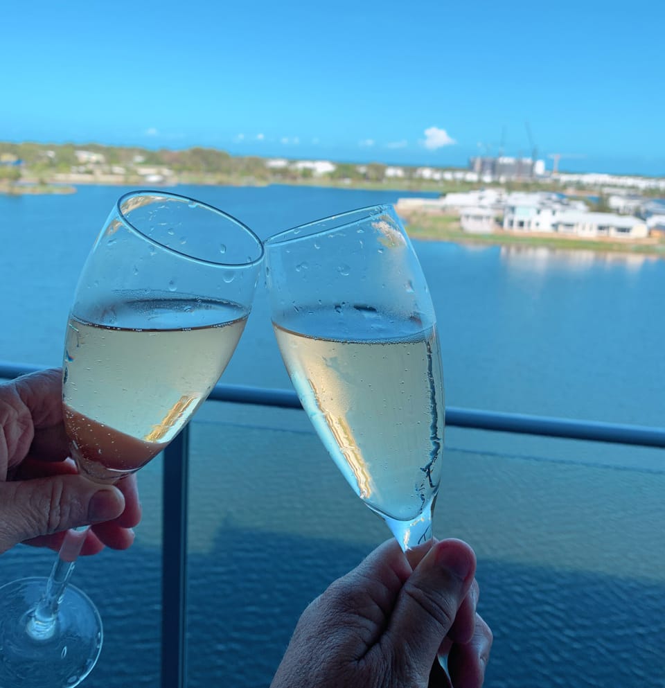 Unwind on your spacious balcony - a panoramic, ever-changing lake and ocean view