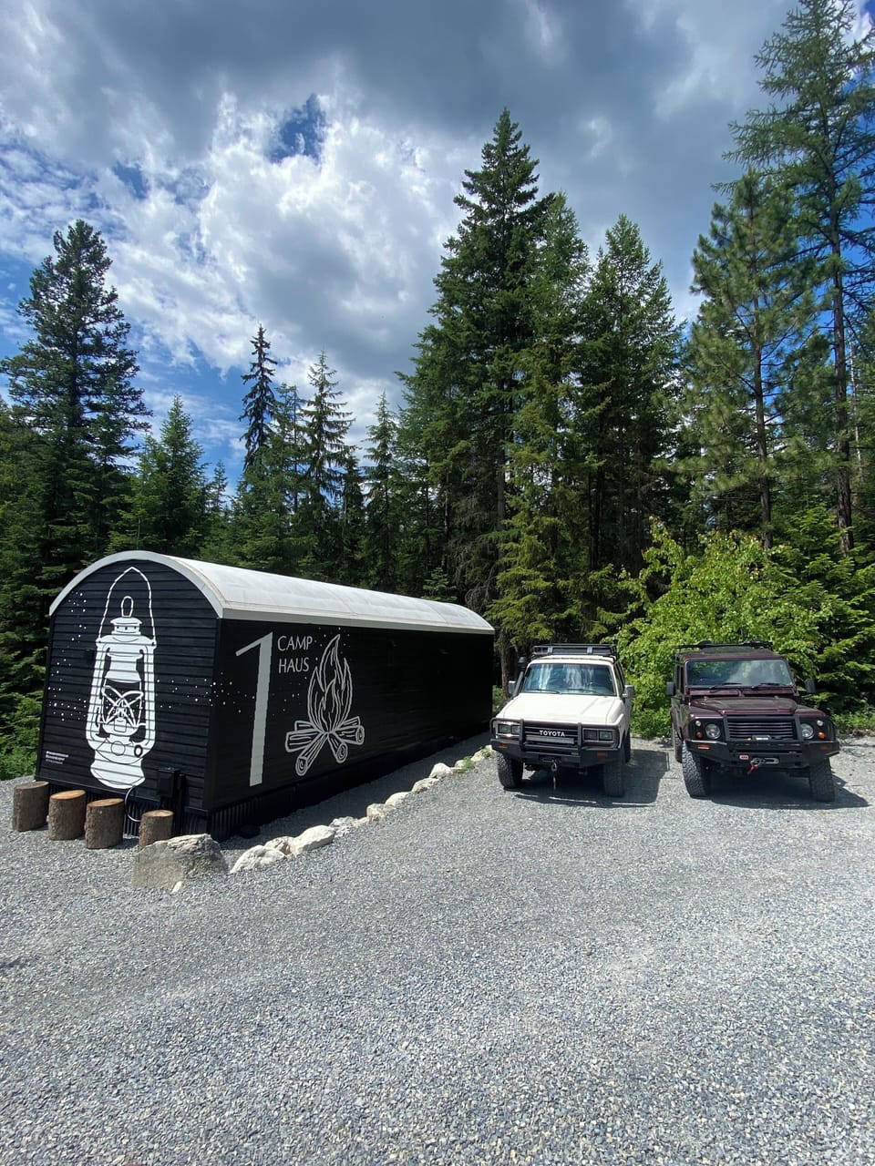 Each cabin has 2 included parking spots. Please park in front of your cabin in your respective spots during your stay.