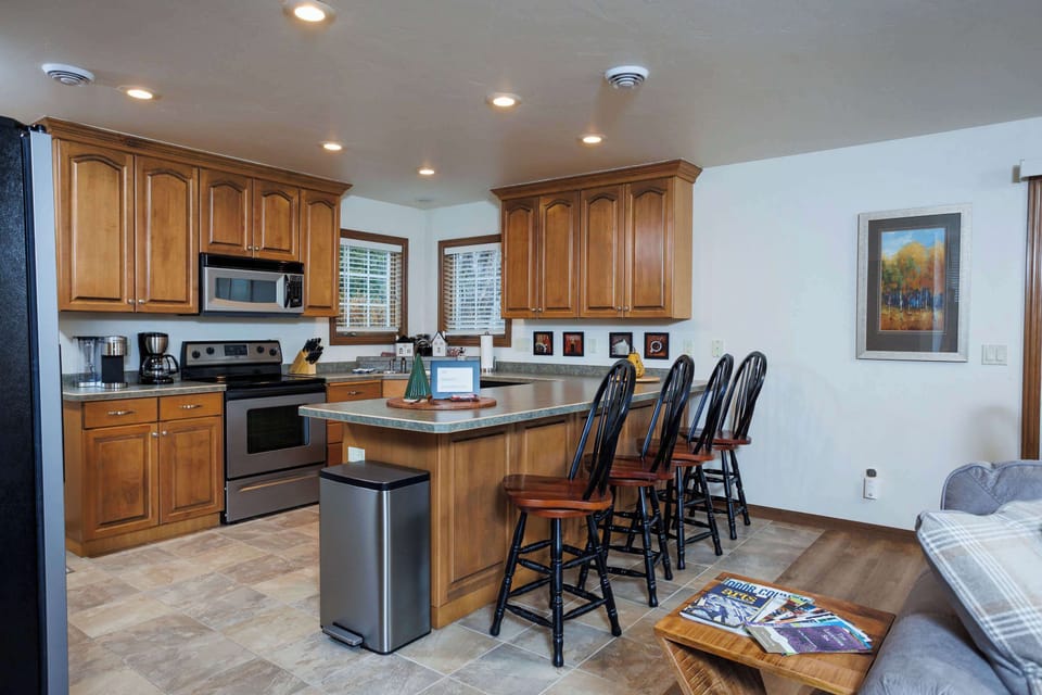 Open kitchen area perfect for gathering