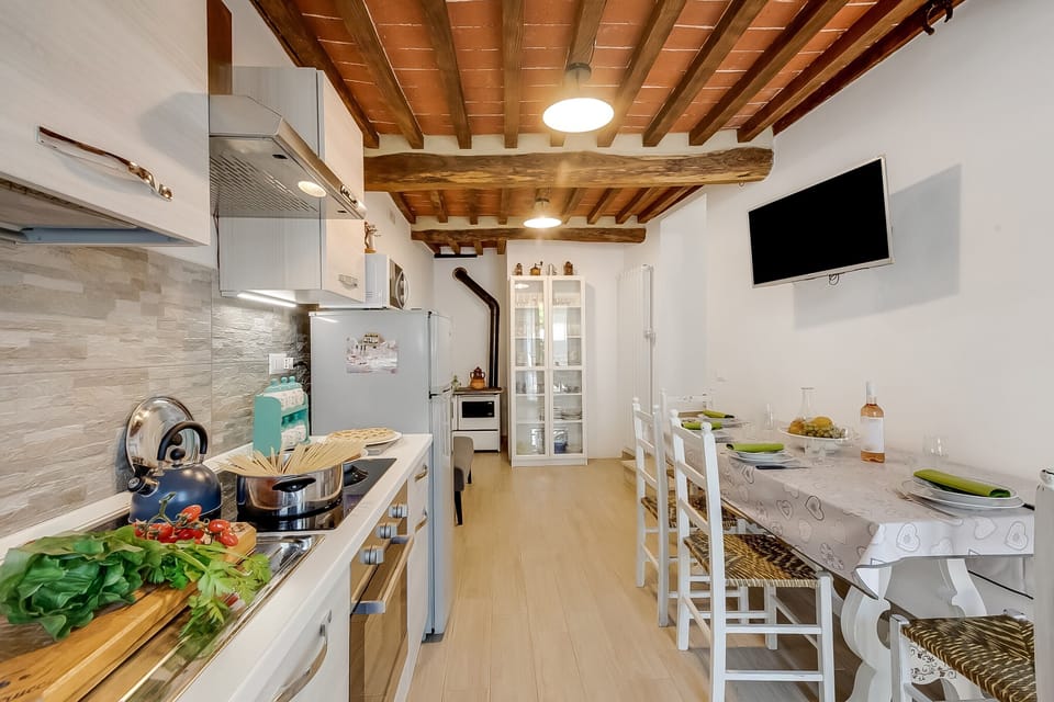 Kitchen and dining area
