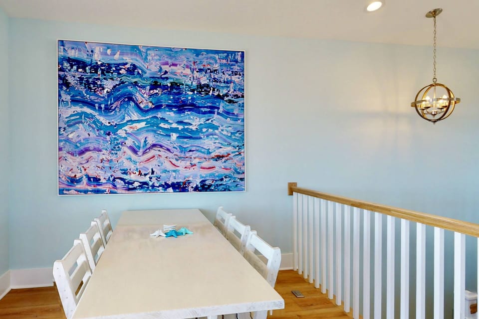 Enjoy a meal together in the dining area