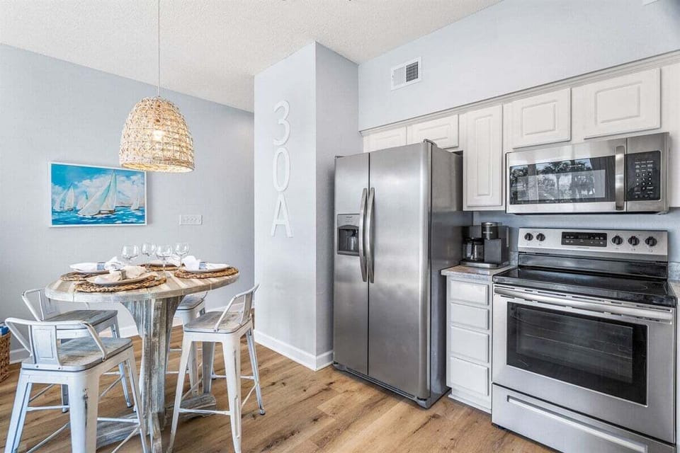 Modern finishes and functional layout for easy meal prep