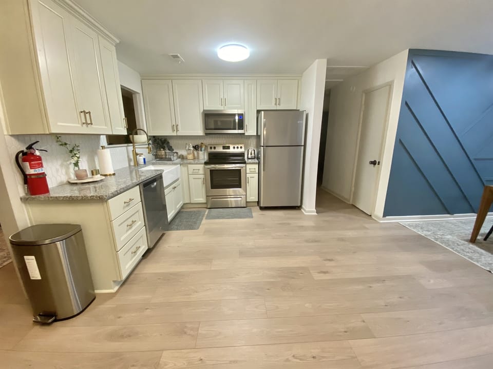 Open kitchen overlooking the dining room.