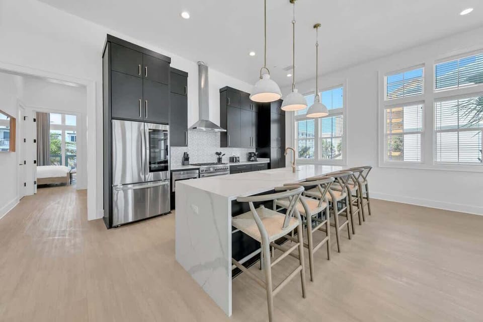 Fully stocked kitchen