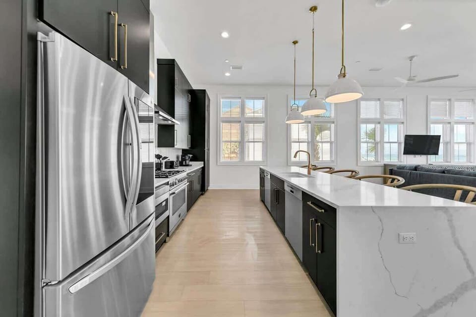 Large open kitchen