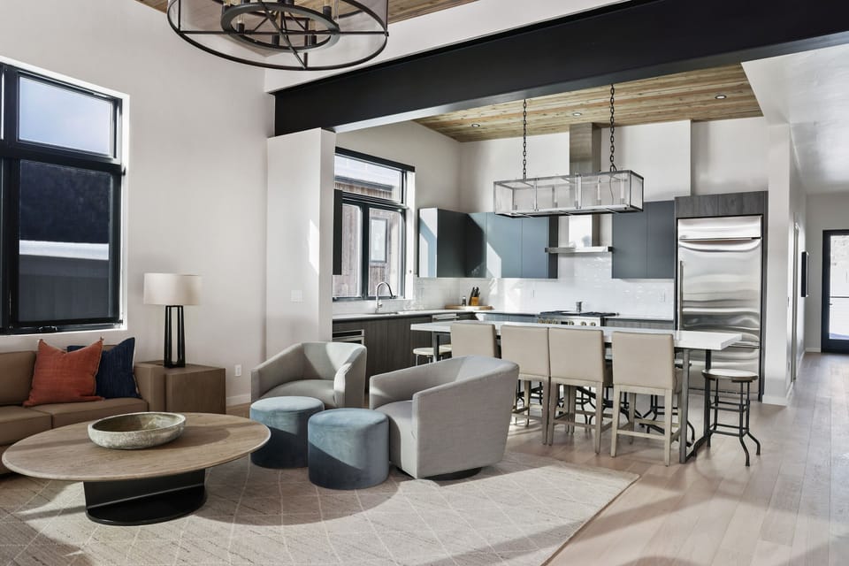 Main Living Area and Kitchen