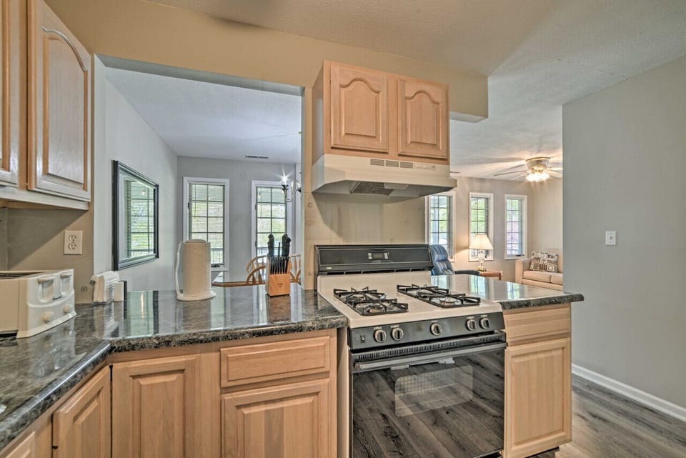 Kitchen to prepare meals after a great day on the lake.