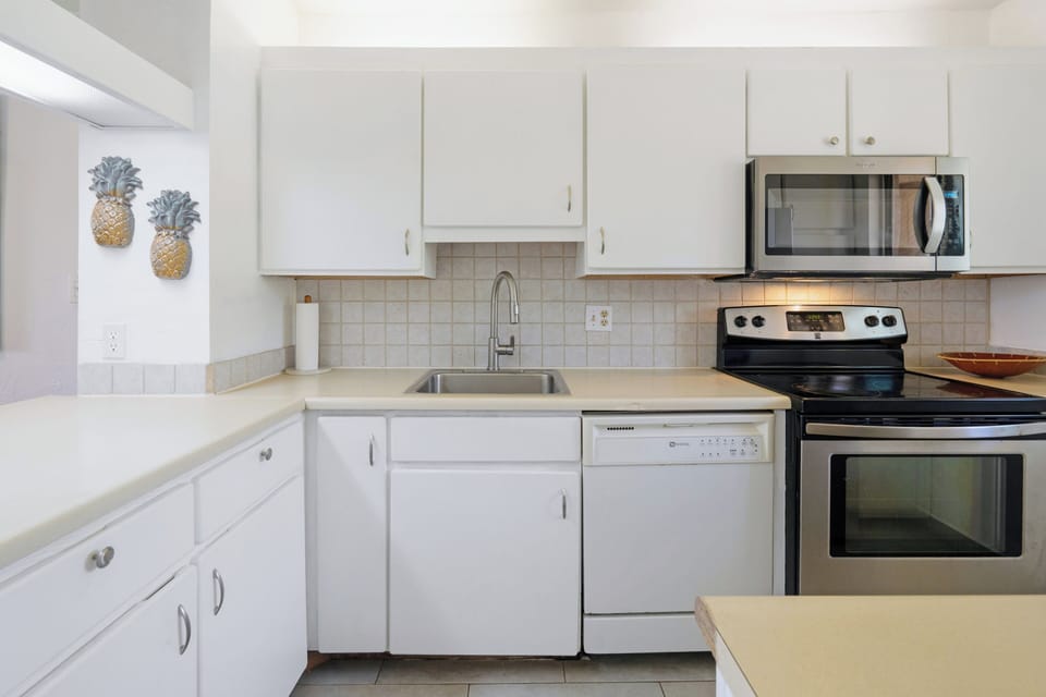 Appliances and cookware.