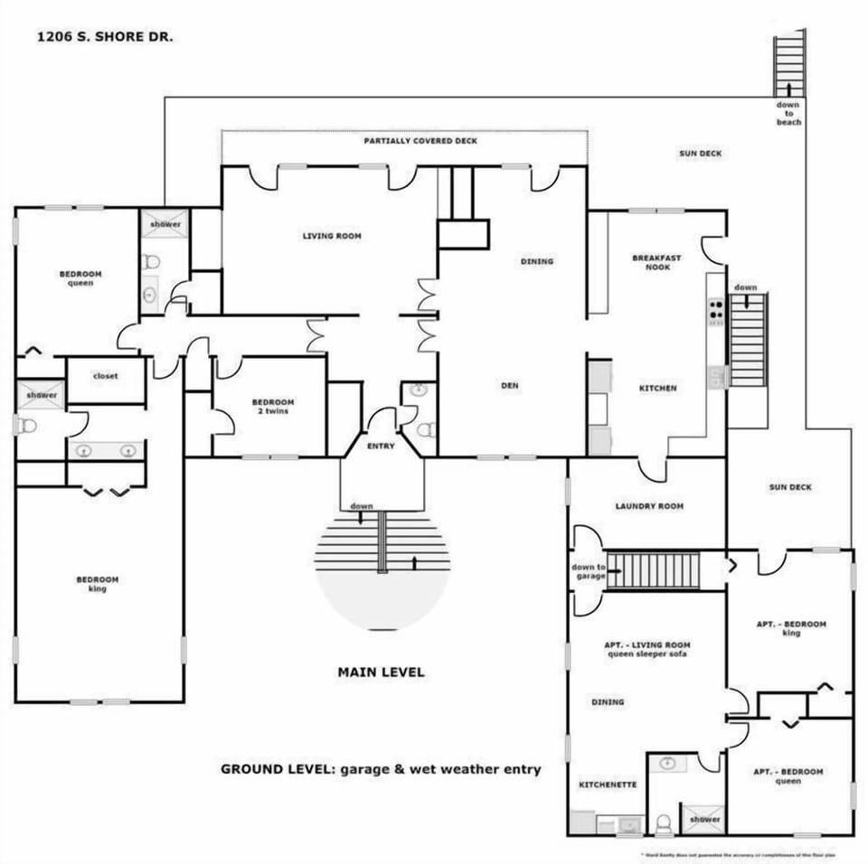 Sandy Toes Floor Plan