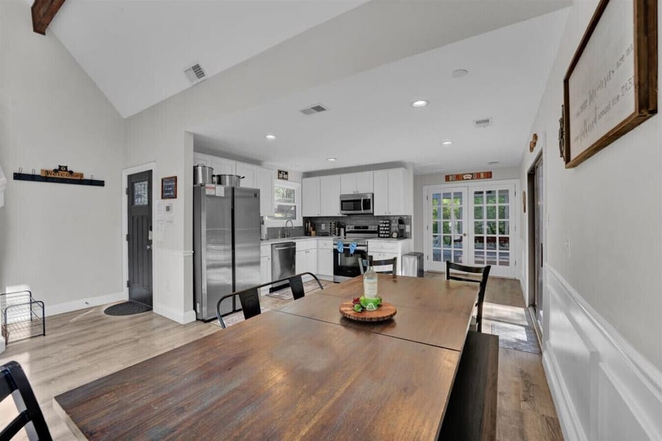 Spacious dining space designed for comfort and togetherness.