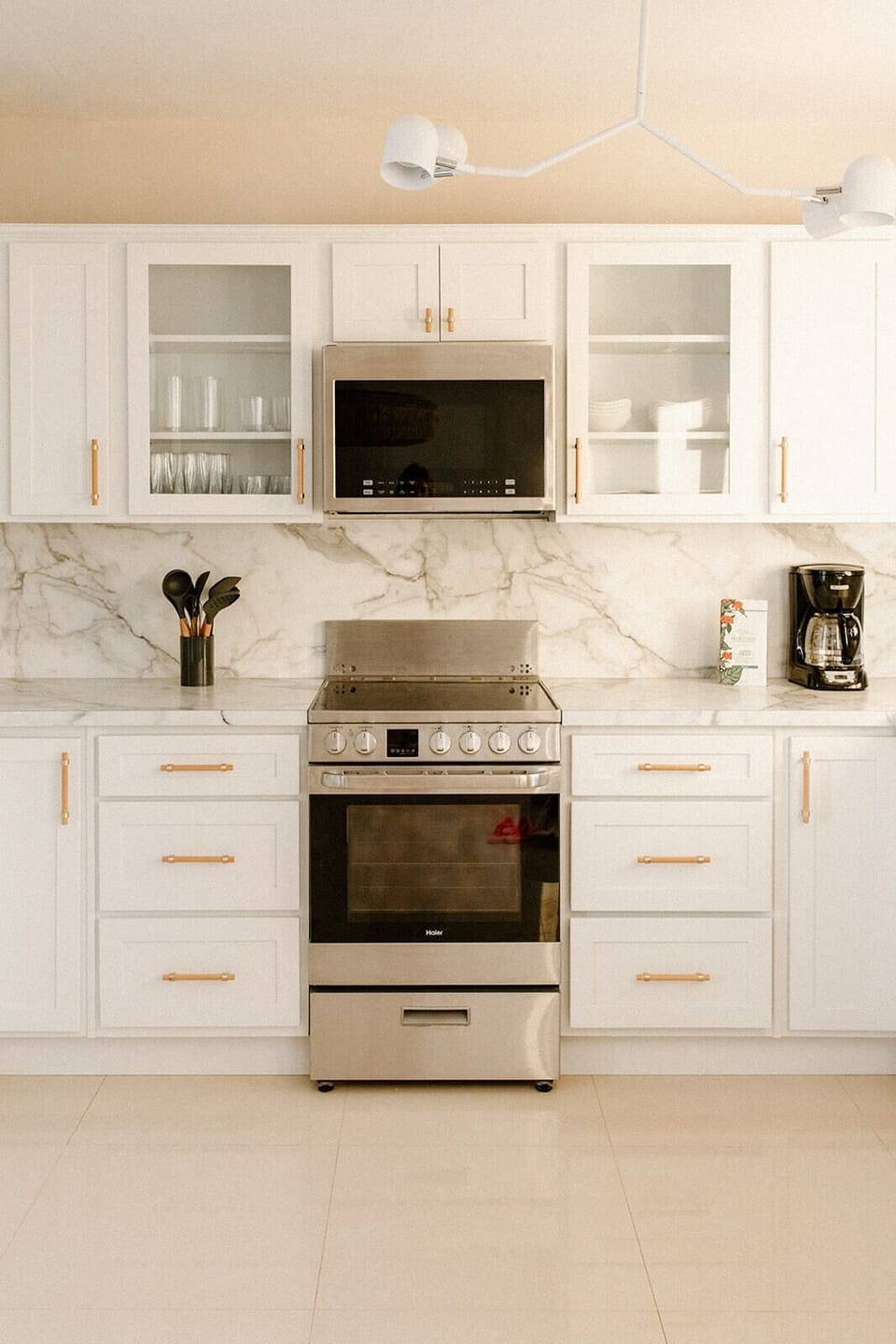 The kitchen is well appointed and very functional 