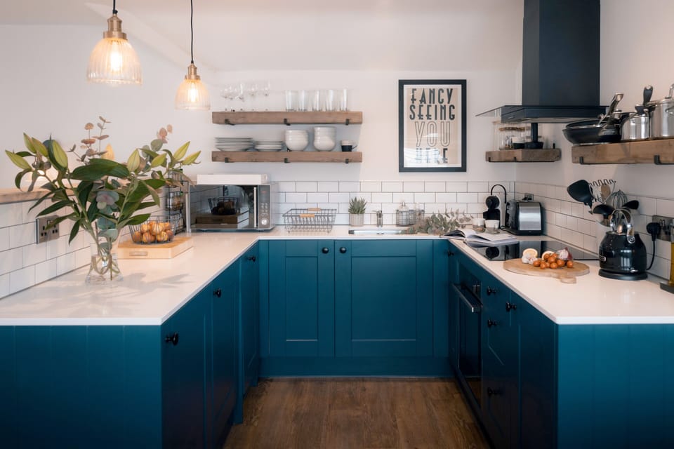 Open-plan kitchen / living / dining room