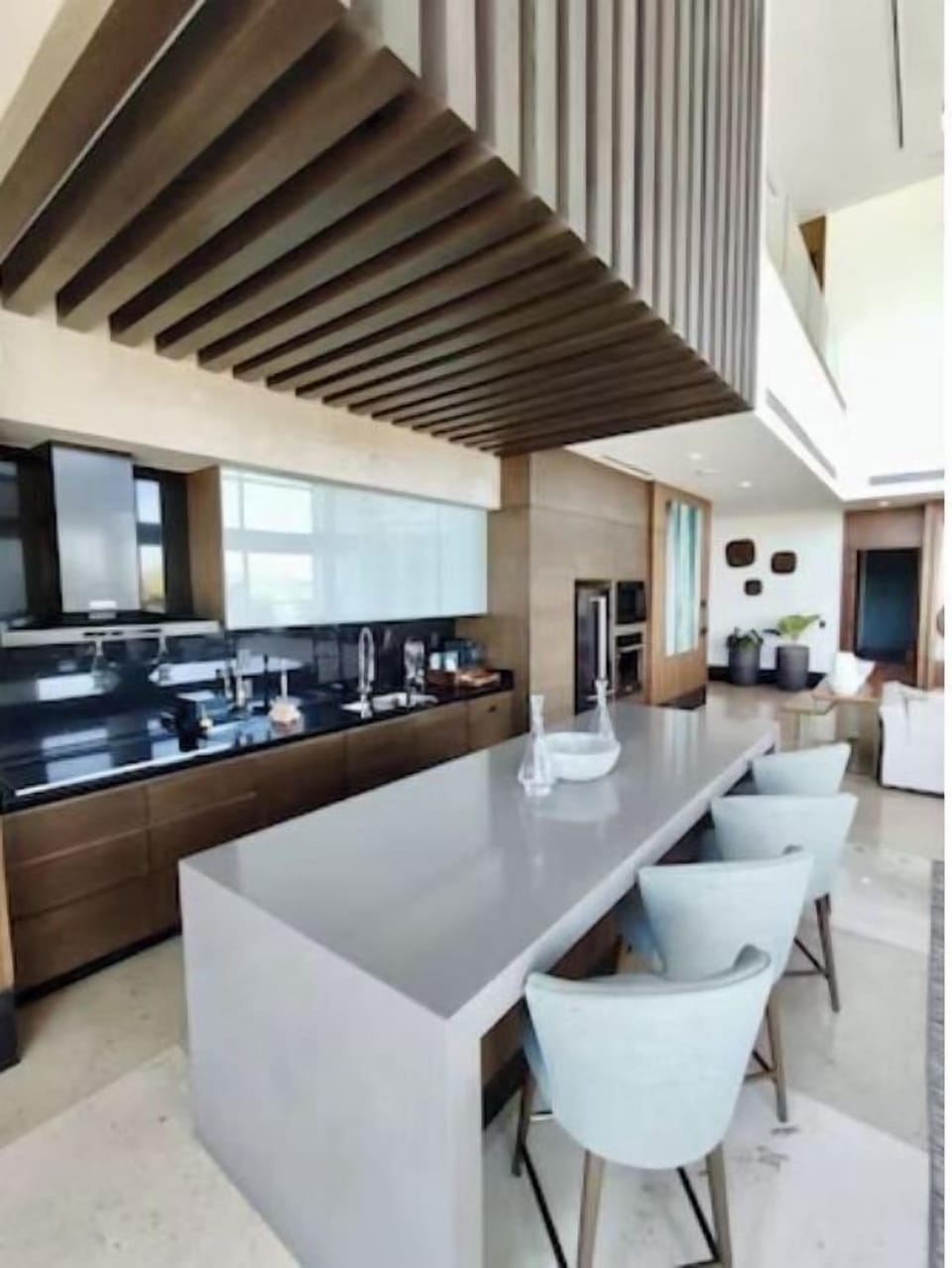 Kitchen; fully equipped gourmet kitchen. Large island with seating
