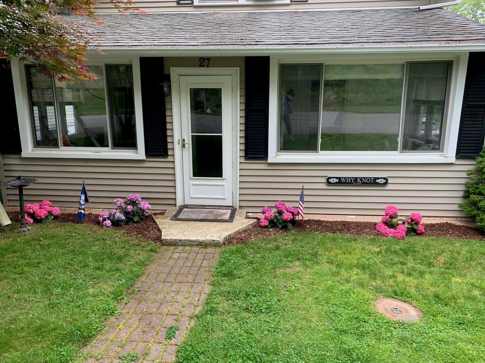 Front view of house from Connecticut Road